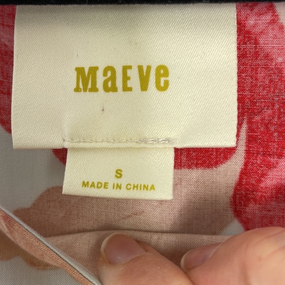 𝅺ANTHROPOLOGIE Maeve Gemma floral ribbed cuffs midi dress - Picture 9 of 12